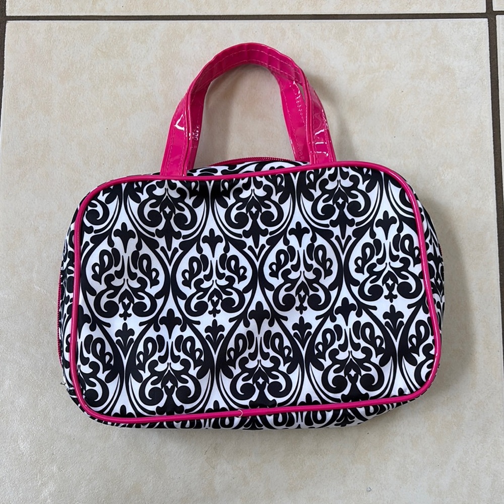 Stylish Black and Pink Women's Bag